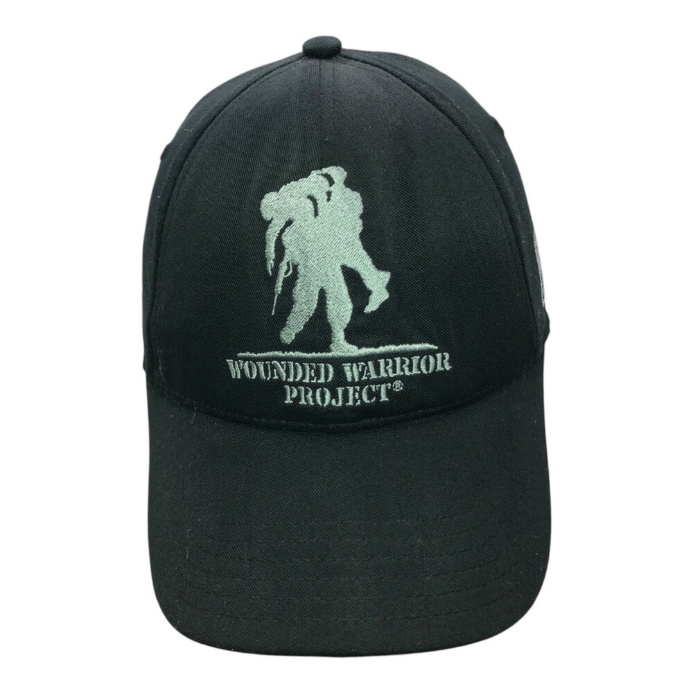 Under Armour Wounded Warrior Project Alumni Hat Black USA Flag Snapback OSFA Cap